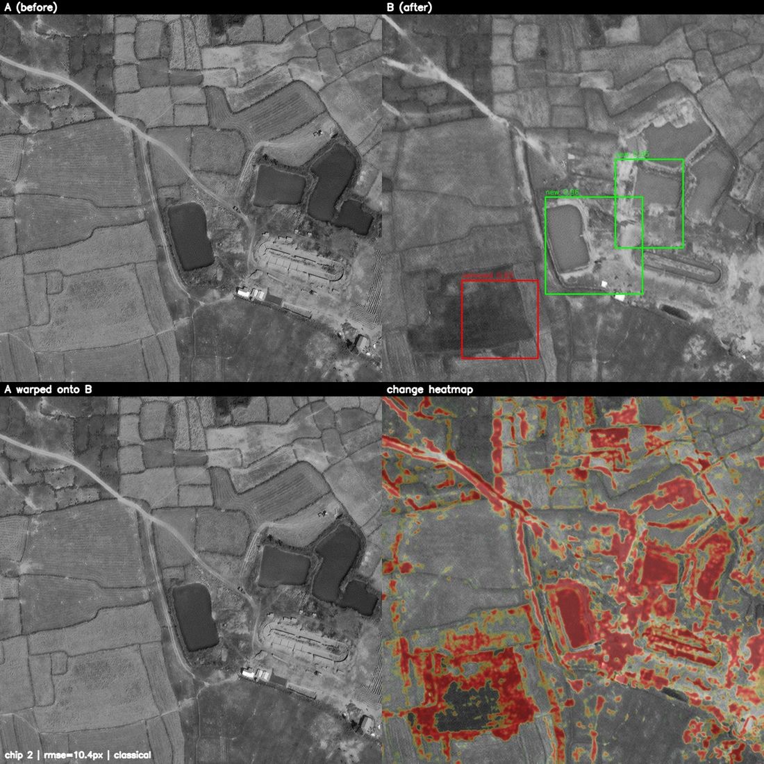 Bay of Bengal cyclone change detection